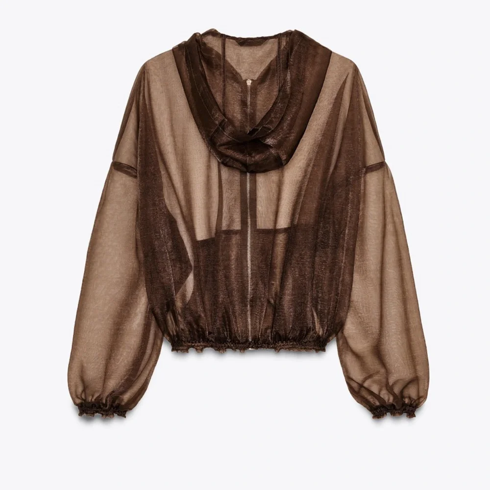 Zara hooded organza jacket - Picture 6 of 7